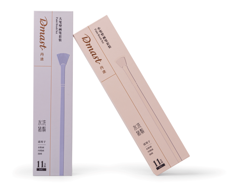 Dmast art supplies packaging design by thread 17