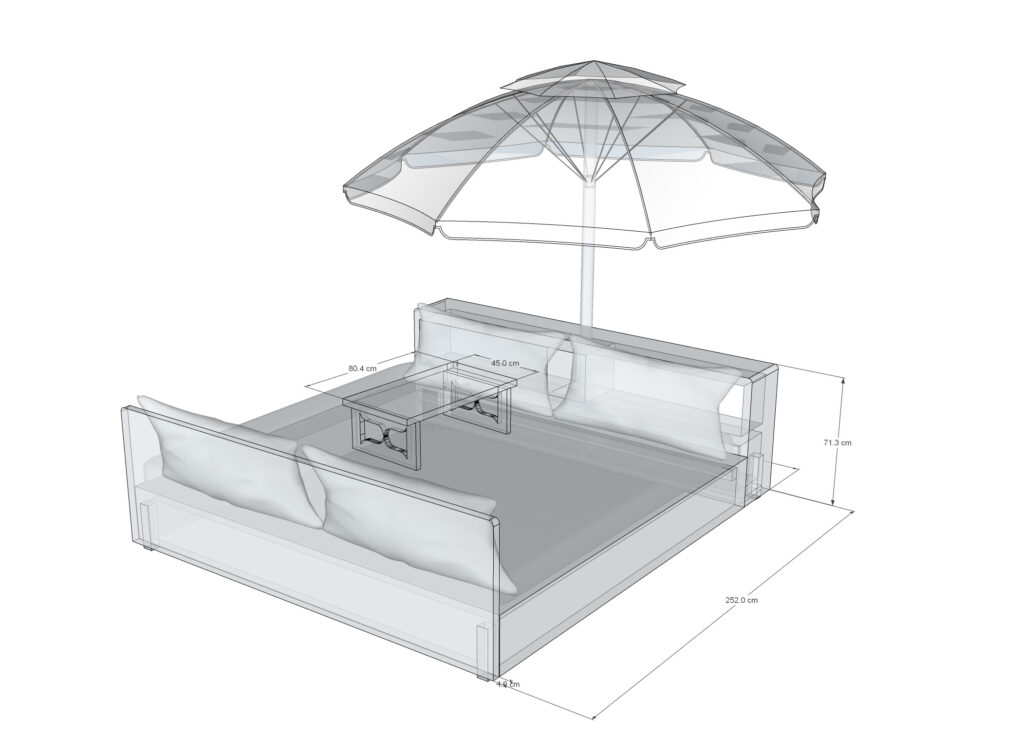 FurnitureDesign custom made teak indo (daybed8)