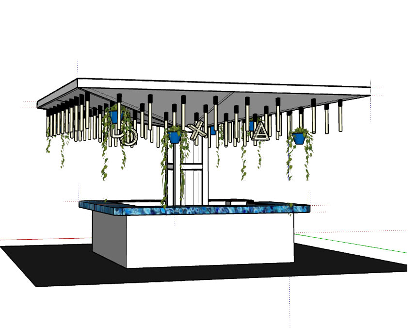 DOXA Phuket bar design by Thread - sketch 1