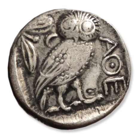 DOXA Phuket bar design by Thread - greek coin