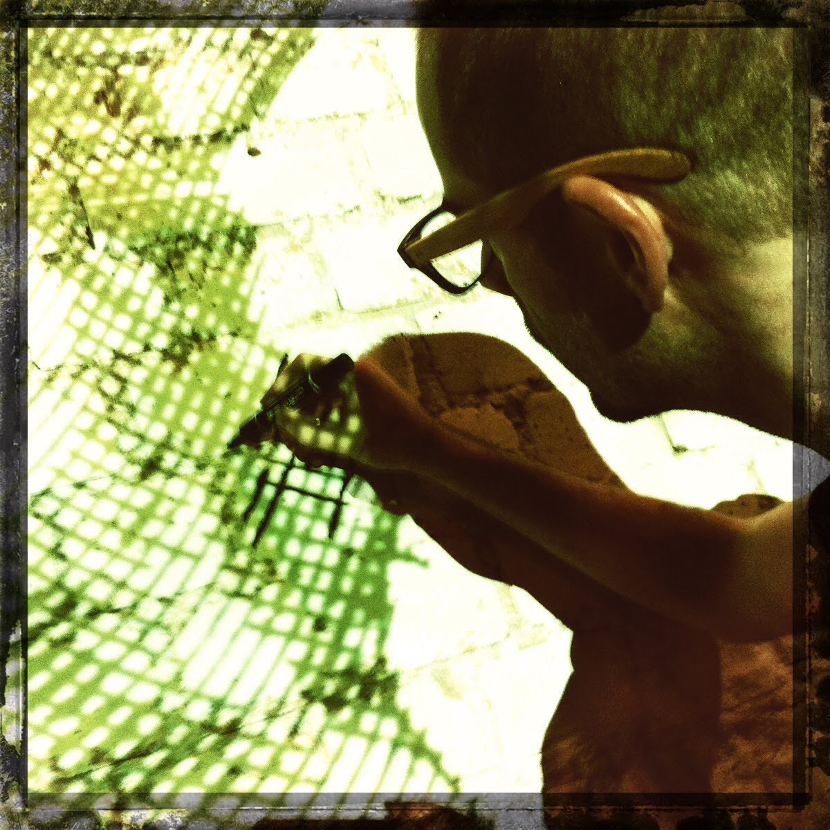 Wall illustration shanghai